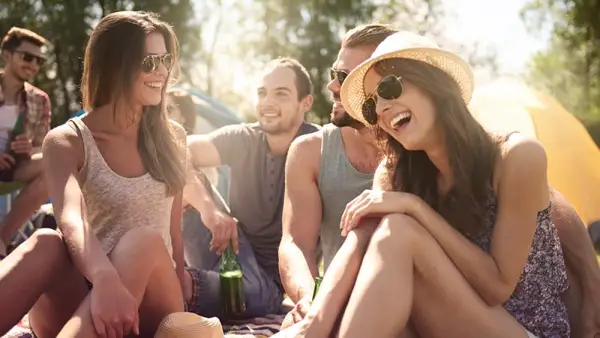 avoid over eating with friends, at parties