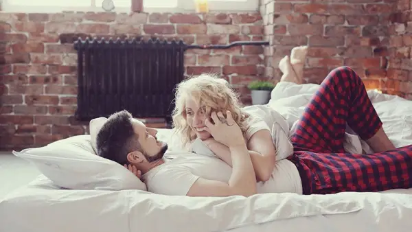 couple in bed