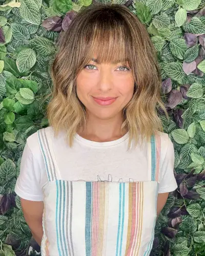 Trendy Medium Bob With Bangs