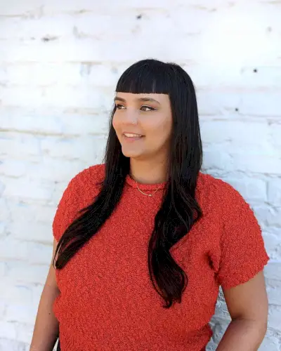 Long Straight Hair with Short Baby Fringe