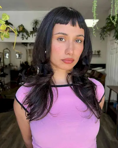 Wispy Layers and the Cutest Short Bangs