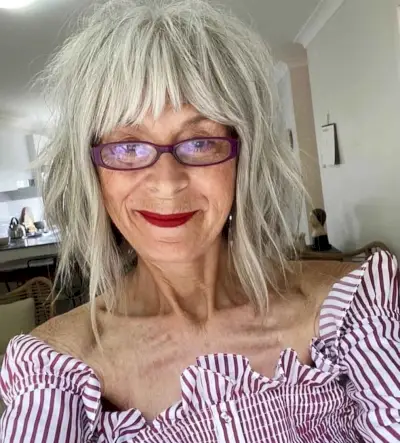 Bangs for women over 50 with square faces
