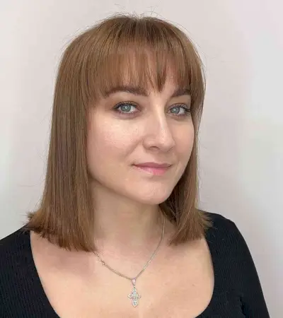 Long Bob with Bangs for Thin Hair