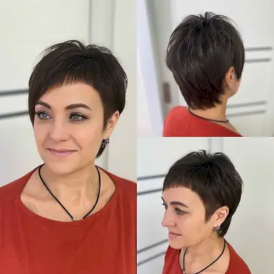 Asymmetrical Bangs on Short, Thin Hair