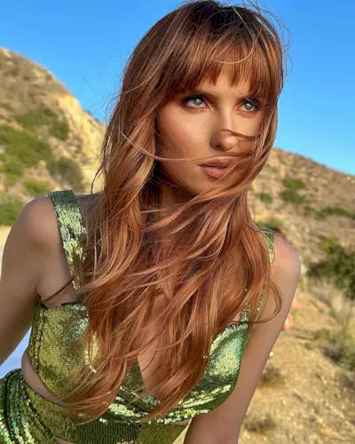 Long Brazilian Hair with Bangs