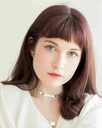 Short Bangs for Shorter Foreheads