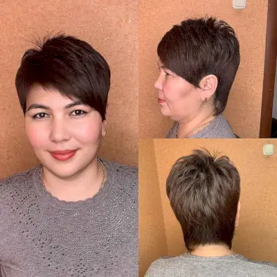 Asymmetrical Bangs for Small Foreheads