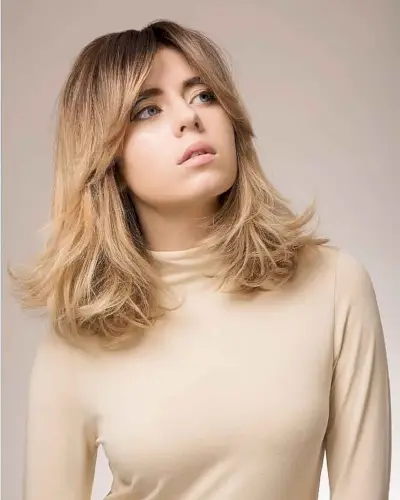 Curtain Fringe for Small Forehead