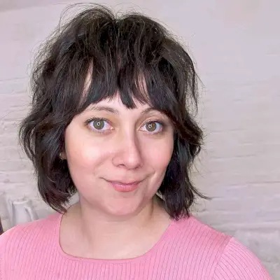 Neck-Length Layered Shaggy Bob