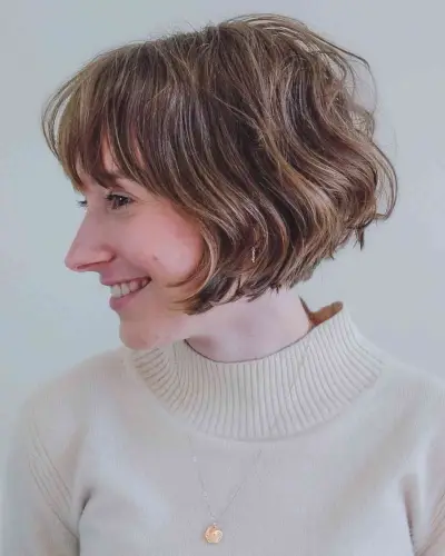 Low-Maintenance Razored French Bob