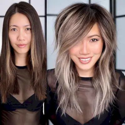 long side bangs for women