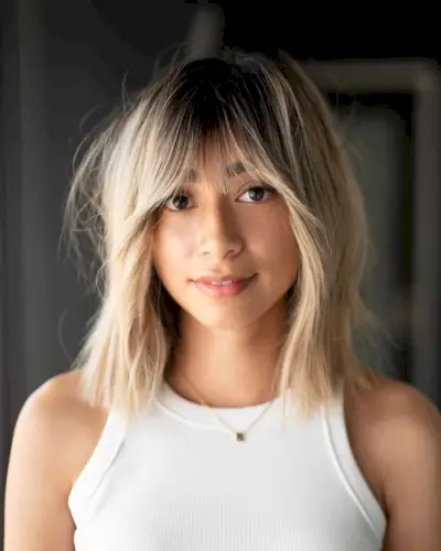 Lovely Wispy Bangs for Thin Hair