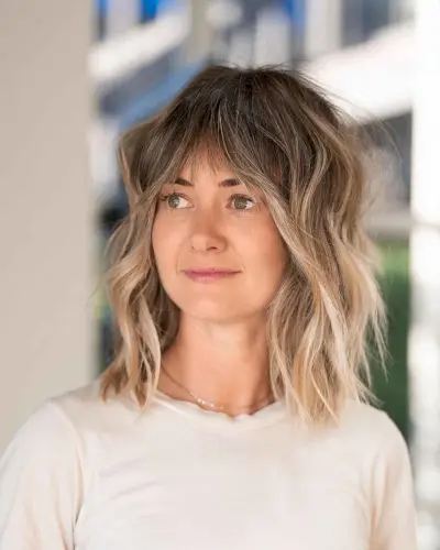 bold yet soft wispy bangs