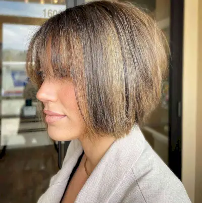 Cool Textured Full Wispy Fringe