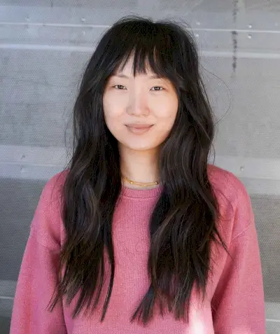 Wispy Thin Bangs for Long Fine Hair