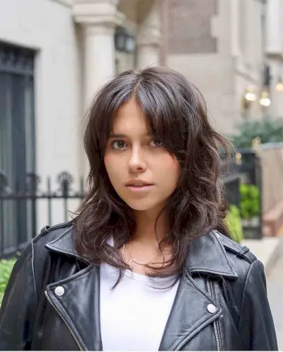 Heavily Layered Wolf Cut with Fringe