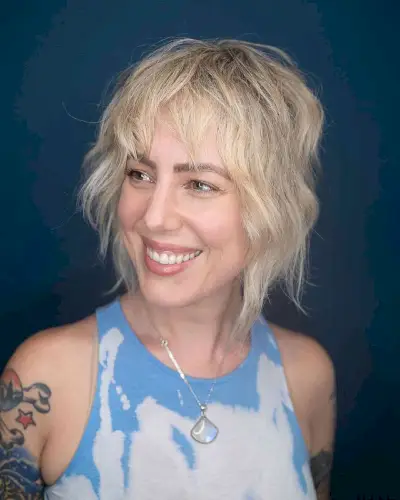 Short Messy Hair with a Wispy Fringe