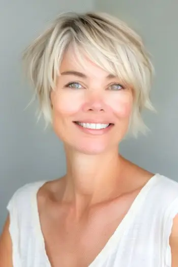 Coafura scurtă Pixie Bob.