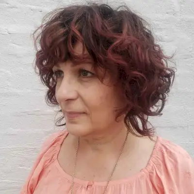 Chin-Length Cut with Fringe for Women Over 30