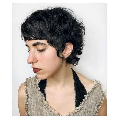 Edgy Pixie Bob with Fringe and Waves