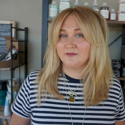Mid-Length Hair with Face-Framing Curtain Bangs 