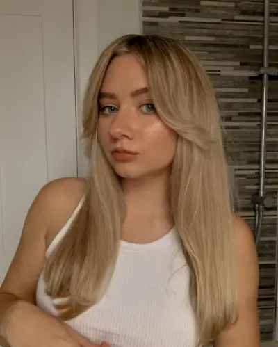 Long curtain bangs for straight hair