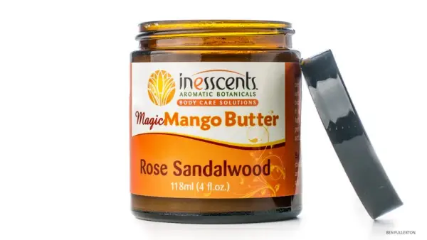 inesscents butter, lotion, mango, rose sandalwood