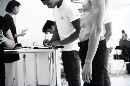 Parke Ronen Wiosna Lato 2018 Casting modelek podczas Tygodnia Mody w Nowym Jorku 012