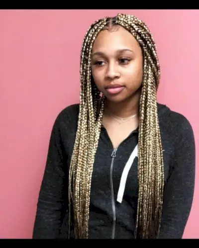 Dirty Blonde Box Braids