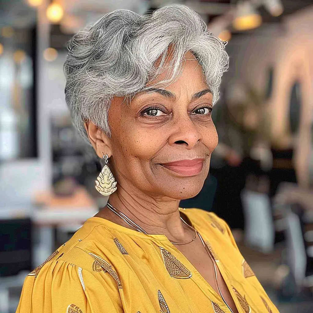 Laumiņas griezums melnādainām sievietēm, kas vecākas par 50 gadiem' title=