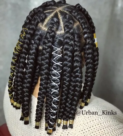 Triunghi Jumbo Box Braids' title=