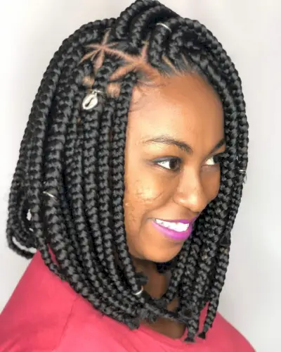 Triangle Crochet Box braids