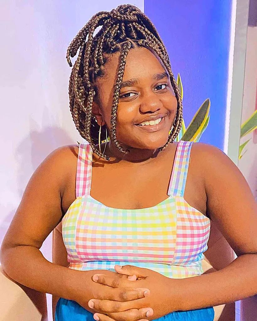 Kurze Box-Zöpfe' title=