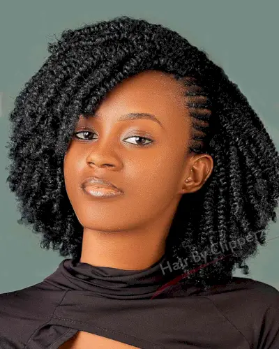 Spring Twist Hairstyle for African-American Women