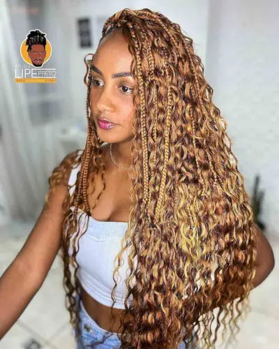 African-American Boho Gypsy Braids