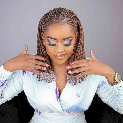 Light Brown Protective Braids for African-American Women