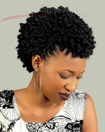 Short Afro-Textured Hairstyle