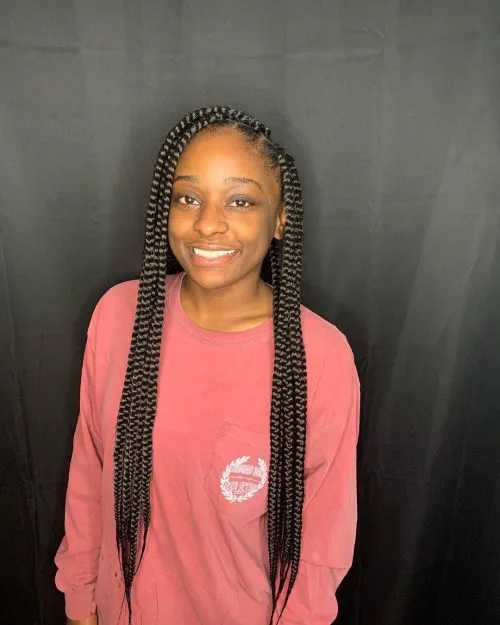 Tranças protetoras de caixa grande' title=