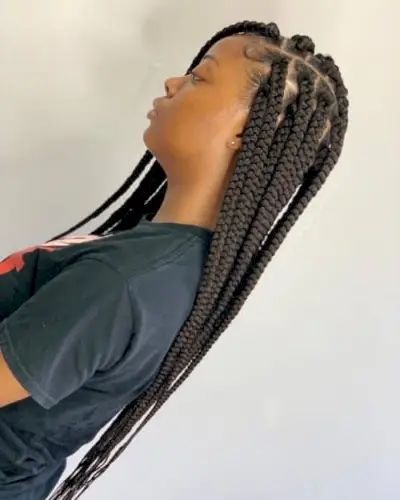 Long Medium Box Braids