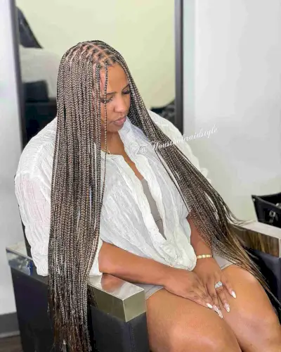 No-Fuss Knotless Goddess Box Braids