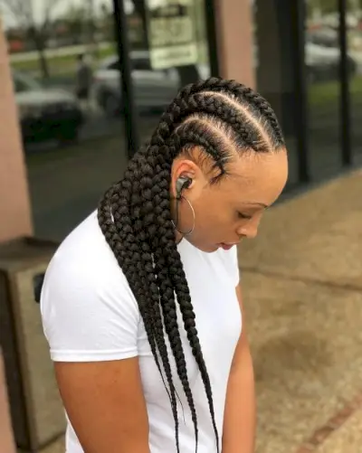 Jumbo goddess braids