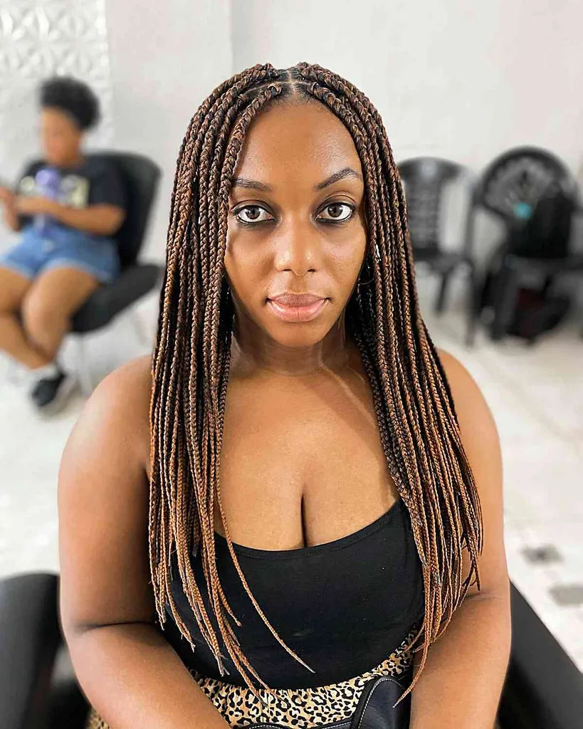 40 Long Box Braids Fletter sier er populære akkurat nå