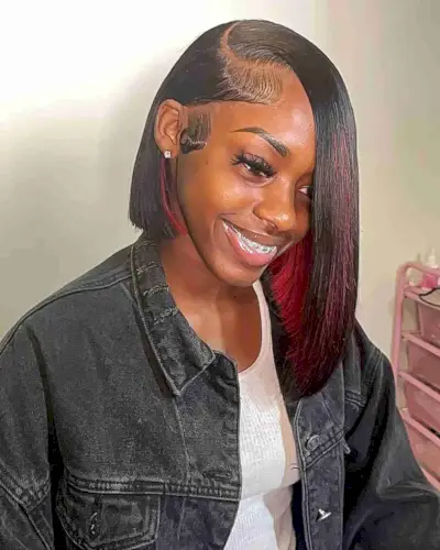 Asymmetrical Bob Weave for Black Women