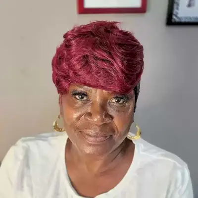 28-Piece Burgundy Weave