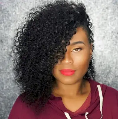 Short Jerry Curl Weave