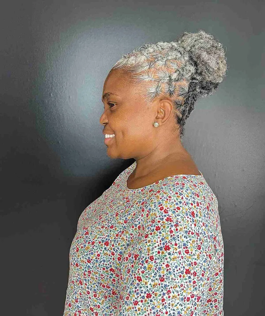 Ochronny szary wysoki kok' title=