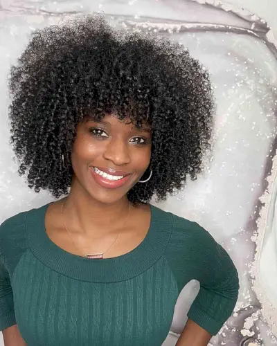 Rezo Cut for Tight Curls for Black Women with thick hair