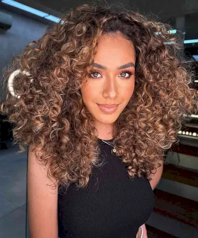 Natural Thick Bronze Curls