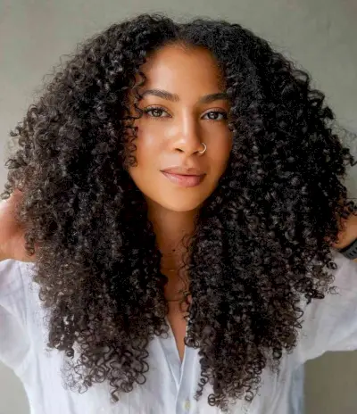 Romantic Thick Long Curls for Natural Hair