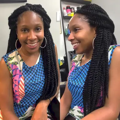 Super Versatile Crochet Twists hairstyle